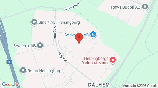 Teollisuuskiinteistöt Vuokrattavana i Helsingborg - kort over placeringen