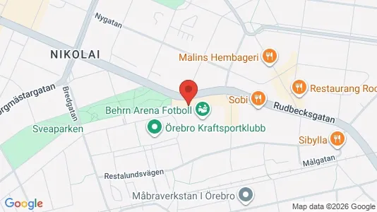 Magazijnen te huur i Örebro - kort over placeringen