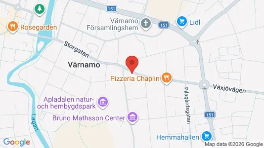 Lokaler til salg i Värnamo - Foto fra Google Street View