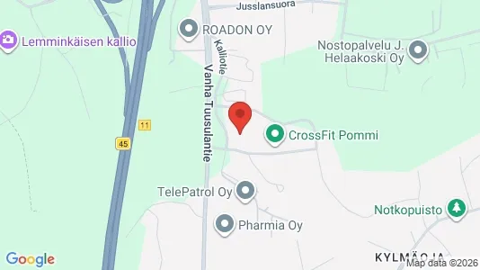 Werkstätte zur Miete i Tuusula - kort over placeringen