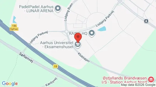 Office spaces for rent i Aarhus N - kort over placeringen