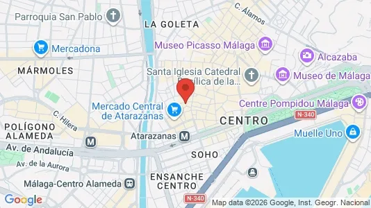 Kontorlokaler til leje i Málaga - Foto fra Google Street View