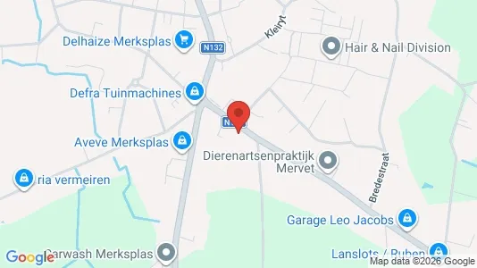 Commercial properties for rent i Merksplas - kort over placeringen
