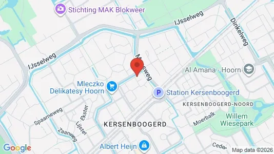 Commercial properties for sale i Hoorn - kort over placeringen