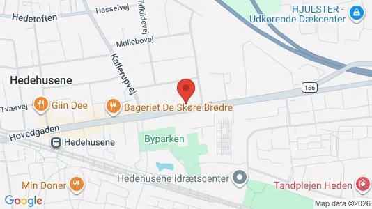 Bedrijfsruimtes te koop i Hedehusene - Foto uit Google Street View