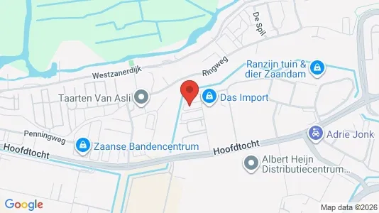 Commercial properties for rent i Zaanstad - kort over placeringen