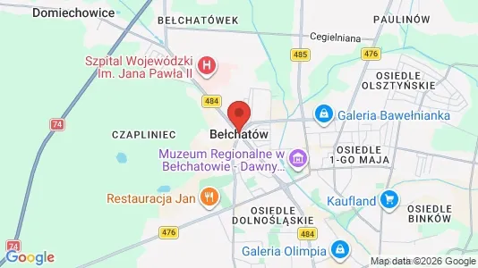 Gewerbeflächen zur Miete i Bełchatowski – Foto von Google Street View