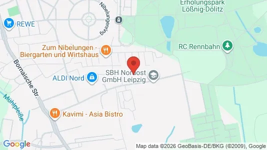 Kontorlokaler til leje i Leipzig - Foto fra Google Street View