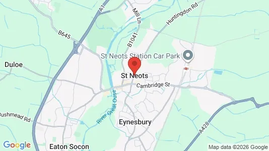 Sklepy Do wynajęcia i St. neots - Cambridgeshire - kort over placeringen
