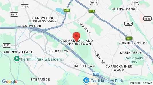 Lokale biurowe Do wynajęcia i Leopardstown - kort over placeringen
