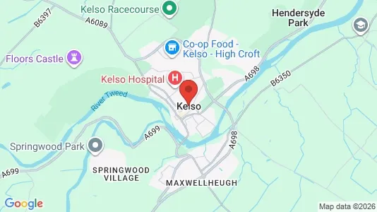 Office spaces for rent i Kelso - Roxburghshire - kort over placeringen