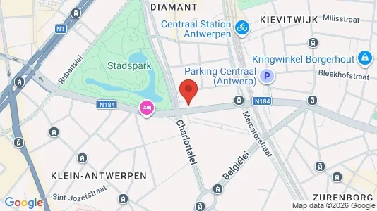 Kontorlokaler til leje i Stad Antwerp - Foto fra Google Street View
