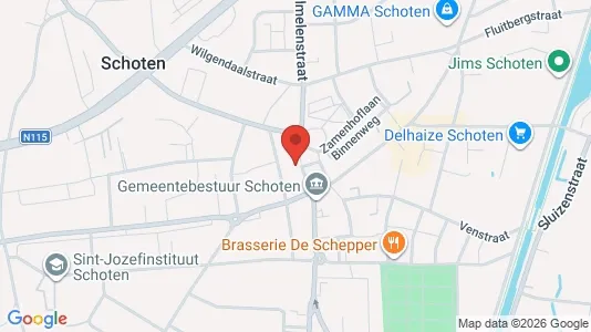 Büros zur Miete i Schoten – Foto von Google Street View