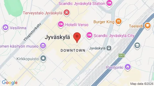 Office spaces for rent i Jyväskylä - kort over placeringen