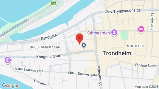 Office spaces for rent i Trondheim Midtbyen - kort over placeringen