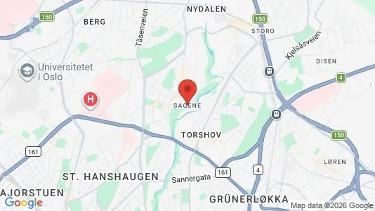Ladenlokale zur Miete i Oslo Sagene – Foto von Google Street View