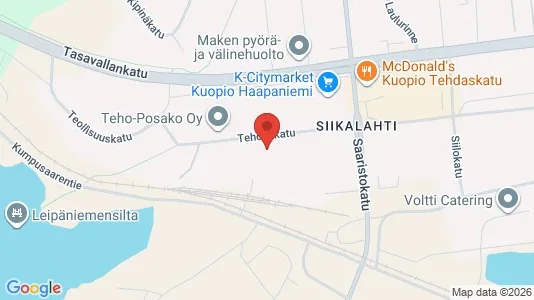 Nieruchomości komercyjne Do wynajęcia i Kuopio - kort over placeringen