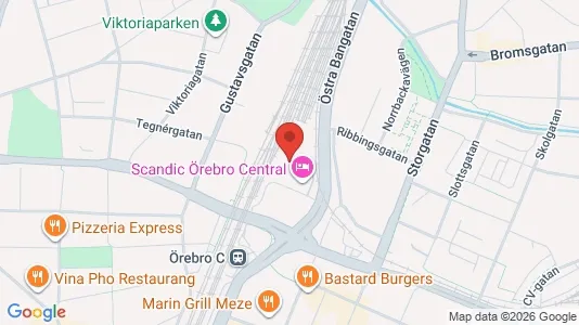 Lokale biurowe Do wynajęcia i Örebro - kort over placeringen