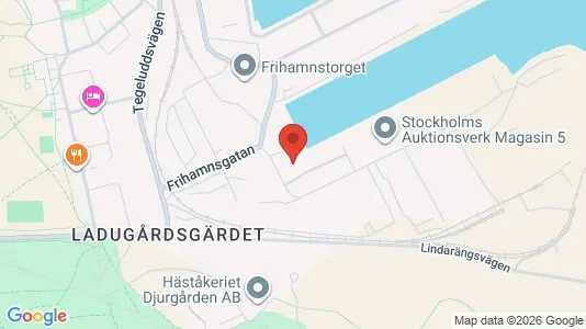 Lokale biurowe Do wynajęcia i Gärdet/Djurgården - kort over placeringen