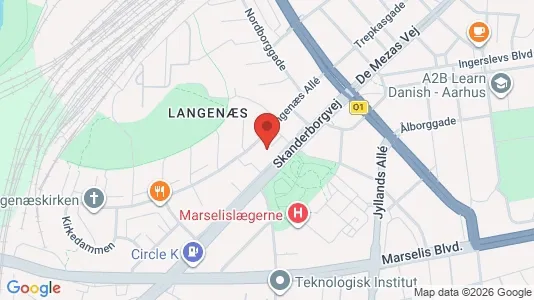Kontorlokaler til leje i Aarhus C - Foto fra Google Street View
