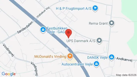 Kantorruimte te huur i Vejle - Foto uit Google Street View