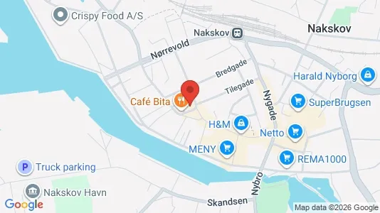 Commercial properties for sale i Nakskov - kort over placeringen