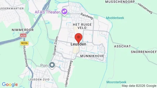 Nieruchomości komercyjne Do wynajęcia i Leusden - kort over placeringen