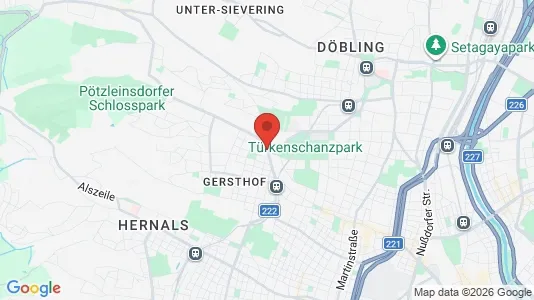 Ladenlokale zur Miete i Wien Währing - kort over placeringen