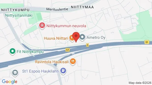Kontorlokaler til leje i Espoo - kort over placeringen