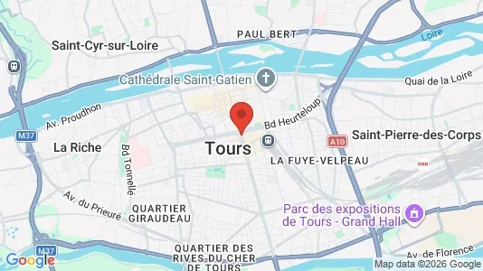 Lager zur Miete i Tours – Foto von Google Street View