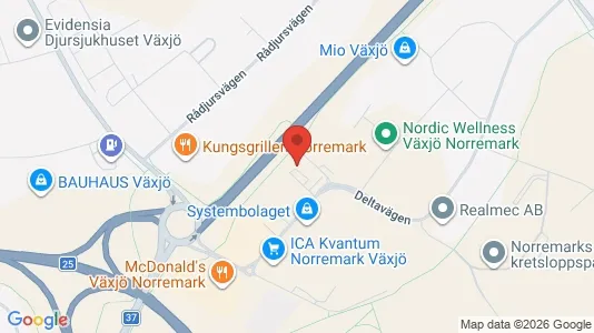 Espacios de oficina En alquiler i Växjö - Foto de Google Street View