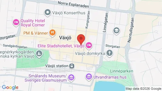 Kontorlokaler til leje i Växjö - Foto fra Google Street View