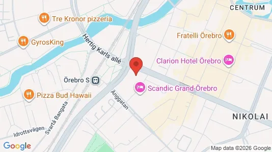 Kontorlokaler til leje i Örebro - Foto fra Google Street View
