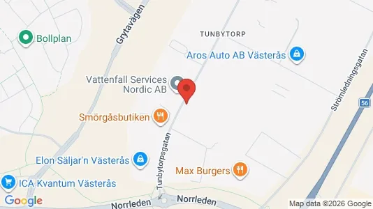 Gewerbeflächen zur Miete i Västerås – Foto von Google Street View