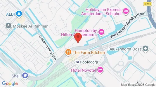 Office spaces for rent i Haarlemmermeer - kort over placeringen