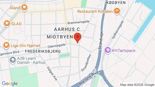 Liikekiinteistöt Vuokrattavana i Aarhus C - Kuva Google Street Viewstä