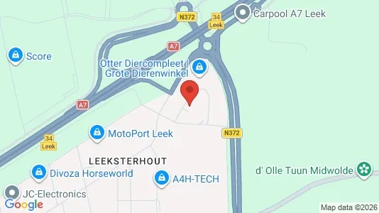 Toimistotilat Vuokrattavana i Leek - Kuva Google Street Viewstä