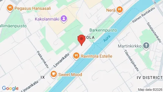 Office spaces for rent i Turku - kort over placeringen