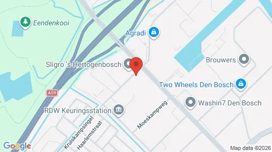 Office spaces for rent i Den Bosch - kort over placeringen