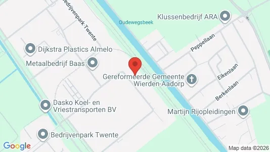 Commercial properties for sale i Almelo - kort over placeringen