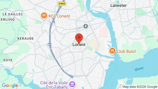 Företagslokaler till salu i Lorient – Foto från Google Street View