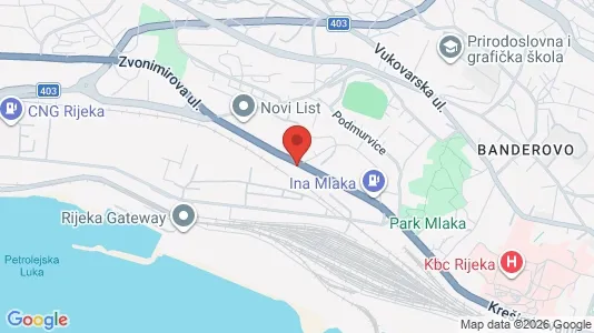Nieruchomości komercyjne Na sprzedaż i Rijeka - kort over placeringen