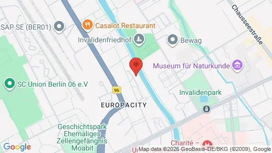 Toimistotilat Vuokrattavana i Berlin Mitte - Kuva Google Street Viewstä