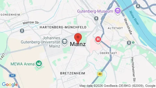 Kontorlokaler til leje i Mainz - Foto fra Google Street View