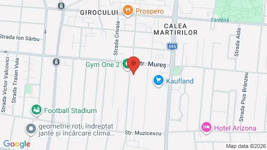Commercial properties for rent i Timişoara - kort over placeringen