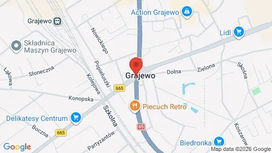 Kontorslokaler för uthyrning i Grajewski – Foto från Google Street View