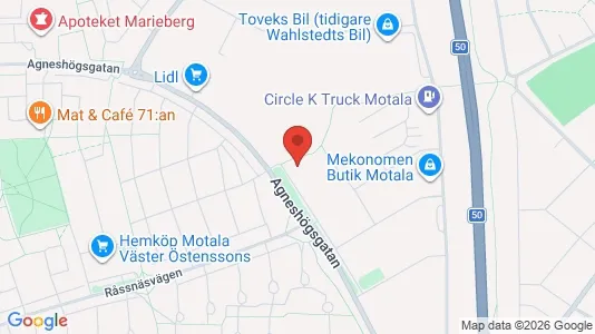 Propiedades comerciales En venta i Motala - Foto de Google Street View