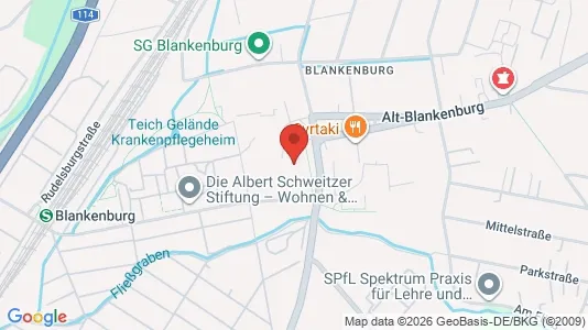 Lokaler til leie i Berlin Pankow - kort over placeringen