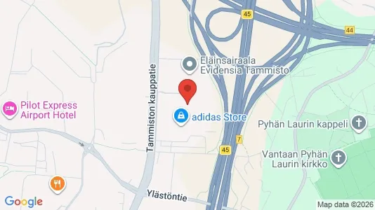 Büros zur Miete i Vantaa - kort over placeringen