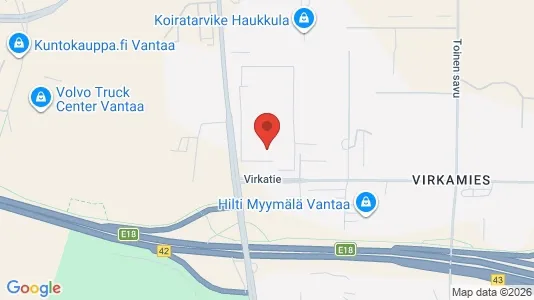 Lagerlokaler til leje i Vantaa - Foto fra Google Street View